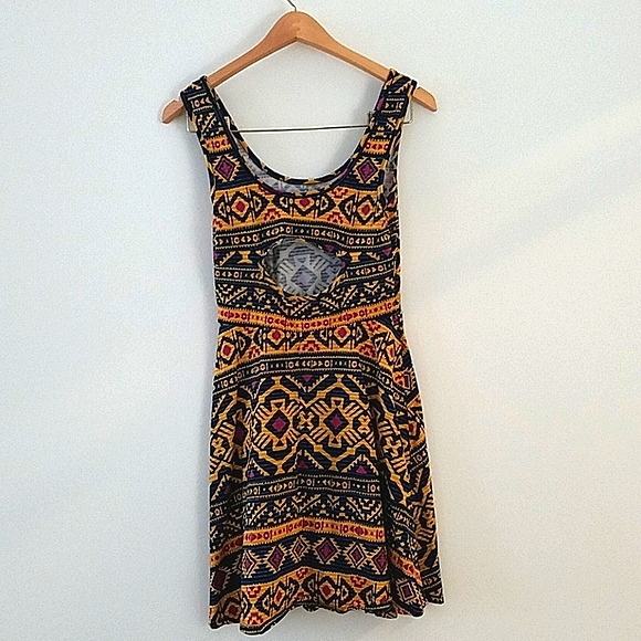 Sleeveless Aline Mini Dress, Stretchy and Comfy! - Picture 2 of 2